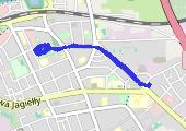 Trasa z dnia 2015-08-12 20:53 - mapa trasy gps - bieganie