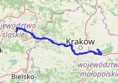 Trasa z dnia 2013-04-01 20:22 - mapa trasy gps - samochód