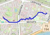 Trasa z dnia 2015-08-14 10:24 - mapa trasy gps - spacer