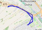 Trasa z dnia 2015-08-14 21:55 - mapa trasy gps - rower górski