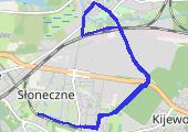Trasa z dnia 2015-08-15 07:23 - mapa trasy gps - bieganie