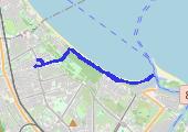 Trasa z dnia 2015-08-13 07:23 - mapa trasy gps - bieganie