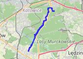 Trasa z dnia 2015-08-14 18:54 - mapa trasy gps - rower trekkingowy