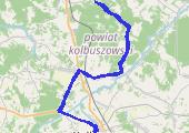 Trasa z dnia 2015-08-18 18:09 - mapa trasy gps - rower szosowy