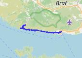 Agrafki na Vidave - mapa trasy gps - rower górski