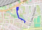 dom-Lidl - mapa trasy gps - marsz