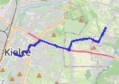Trasa z dnia 2015-08-17 17:50 - mapa trasy gps - rower miejski