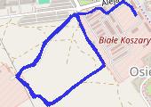 Trasa z dnia 2015-08-21 07:28 - mapa trasy gps - bieganie