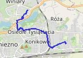 Trasa z dnia 2015-08-22 10:47 - mapa trasy gps - rower górski