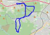Trasa z dnia 2015-08-22 10:34 - mapa trasy gps - rower górski