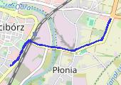 Trasa z dnia 2015-08-22 15:59 - mapa trasy gps - rower trekkingowy