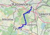 Trasa z dnia 2015-08-18 22:29 - mapa trasy gps - rower trekkingowy