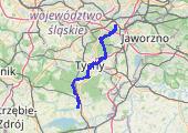 Trasa z dnia 2015-08-22 15:08 - mapa trasy gps - rower trekkingowy