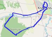 Trasa z dnia 2015-08-22 10:53 - mapa trasy gps - bieganie