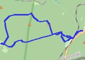 Trasa z dnia 2013-04-06 16:41 - mapa trasy gps - narty biegowe