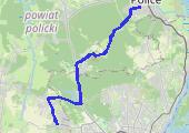 Rowerem na Bezrzecze - mapa trasy gps - rower górski