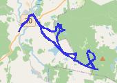 WIOSENNY TUŁACZ 2013 P25 - mapa trasy gps - marsz