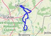 PKWŁ z Darkiem - mapa trasy gps - rower górski
