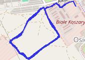 Trasa z dnia 2015-08-26 07:33 - mapa trasy gps - bieganie