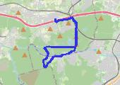 Trasa z dnia 2015-08-27 19:11 - mapa trasy gps - rower górski