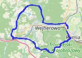Trasa z dnia 2015-08-29 14:14 - mapa trasy gps - rower trekkingowy