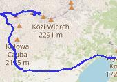Orla Perć (Zawrat-->Kozi Wierch) - mapa trasy gps - wędrówka