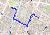Trasa z dnia 2015-08-31 11:35 - mapa trasy gps - rower miejski