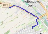 Trasa z dnia 2015-09-01 19:57 - mapa trasy gps - rower górski