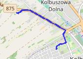 Trasa z dnia 2015-09-01 21:51 - mapa trasy gps - rower górski