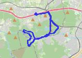 Trasa z dnia 2015-09-07 11:46 - mapa trasy gps - rower górski