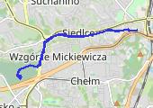 31.03.2013 - mapa trasy gps - spacer