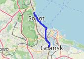 11.04.2013 - mapa trasy gps - rower górski