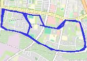 Trasa z dnia 2013-04-12 06:15 - mapa trasy gps - bieganie