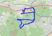 Rekreacja - mapa trasy gps - rower górski