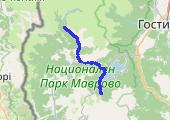 Mavrovo_20150907 - mapa trasy gps - samochód
