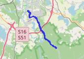 Trasa z dnia 2015-09-16 12:27 - mapa trasy gps - rower szosowy