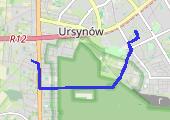 Bosch - Pyry - mapa trasy gps - rower miejski