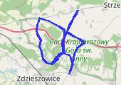 Trasa z dnia 2013-04-13 14:49 - mapa trasy gps - rower szosowy