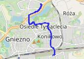 Trasa z dnia 2015-09-16 22:44 - mapa trasy gps - rower górski