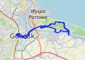 13.04.2013 - mapa trasy gps - rower górski