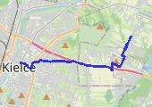 Trasa z dnia 2015-09-18 19:43 - mapa trasy gps - rower miejski