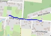 Trasa z dnia 2015-09-18 21:15 - mapa trasy gps - rower trekkingowy