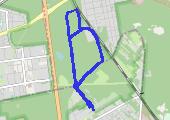 Trasa z dnia 2015-09-23 19:03 - mapa trasy gps - bieganie