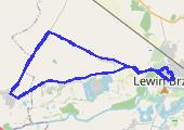 Trasa z dnia 2015-09-26 12:25 - mapa trasy gps - rower trekkingowy