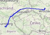 Trasa z dnia 2015-06-17 23:17 - mapa trasy gps - samochód