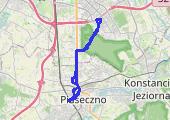Bosch - Piaseczno - mapa trasy gps - rower miejski