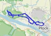 Cierszewo - mapa trasy gps - rower górski