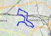 spacer waz - mapa trasy gps - marsz