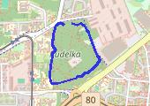 Trasa przełajowa - mapa trasy gps - marsz