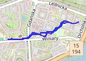 Trasa z dnia 2015-10-07 17:33 - mapa trasy gps - spacer